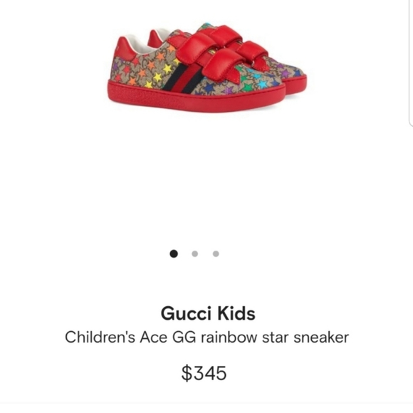 COPY - Gucci Ace GG Rainbow Star Sneaker and Belt set - Picture 3 of 5